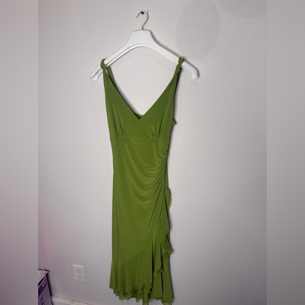 Bisou Bisou Green Midi Dress